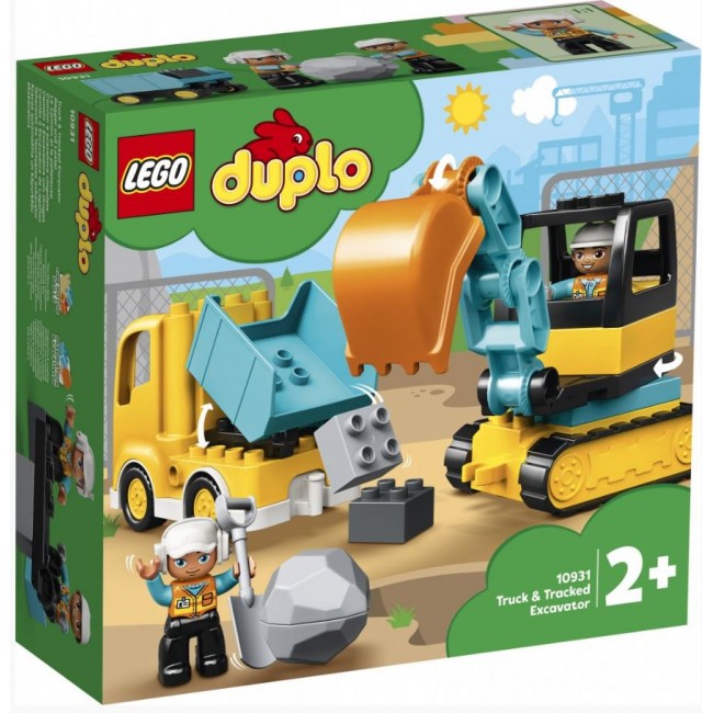 LEGO DUPLO Truck Tracked Excavator 10931